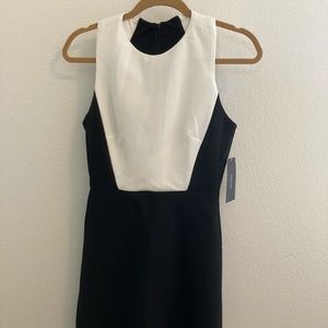 Zara black and white skater dress (never worn)